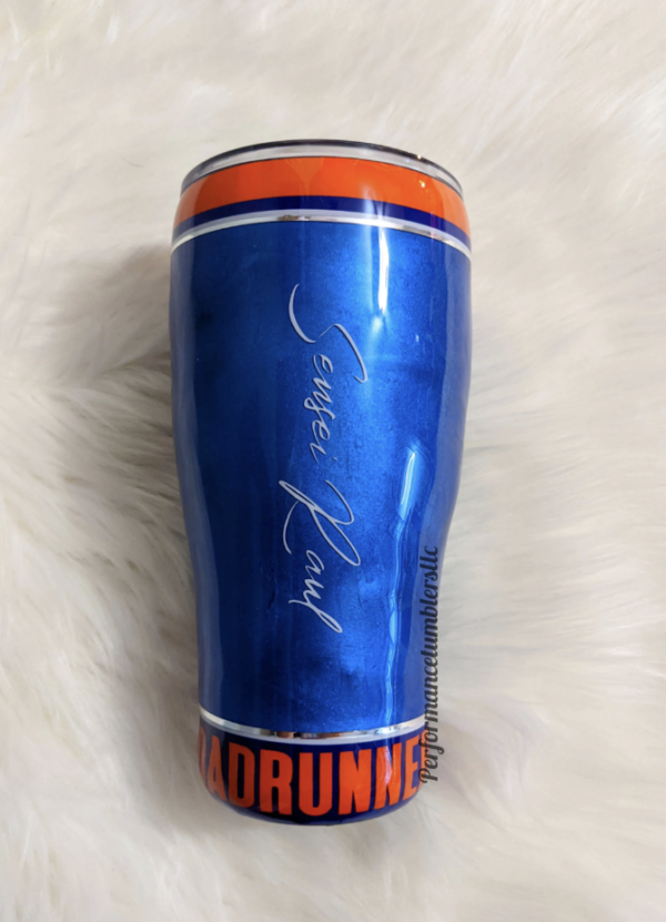 UTSA striped 30oz tumbler